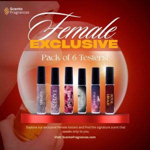 Scento Fragrances female perfumes, scento fragrances testers, gucci flora, versace bright crystal, new perfumes, ladies affordable perfumes, female perfume testers, perfumes females testers, 5ml testers testing pack for females