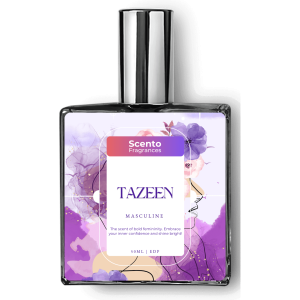 🌸 Tazeen By Scento Fragrances Available in: 10ml • 30ml • 50ml • 100ml Tazeen — a name that means grace, beauty, and elegance — captures the essence of simplicity with effortless charm. Inspired by the iconic Sabaya, this fragrance celebrates the pure femininity of fresh florals and soft musks. 🍃 It opens with a burst of green notes and citrus, creating a light and refreshing aura. 🌹 At its heart, jasmine, rose, and lily of the valley bloom softly, offering a clean and graceful floral character. 🤍 The base gently settles into a smooth veil of white musk, powdery notes, and light woods, leaving behind a serene and delicate trail. 🔹 Fragrance Family: Soft Floral Musk 🔹 Scent Profile: Fresh • Clean • Feminine 🔹 Ideal For: Daily wear • Modest elegance • All seasons ✨ Let your natural beauty shine through with Tazeen. Exclusively by Scento Fragrances.